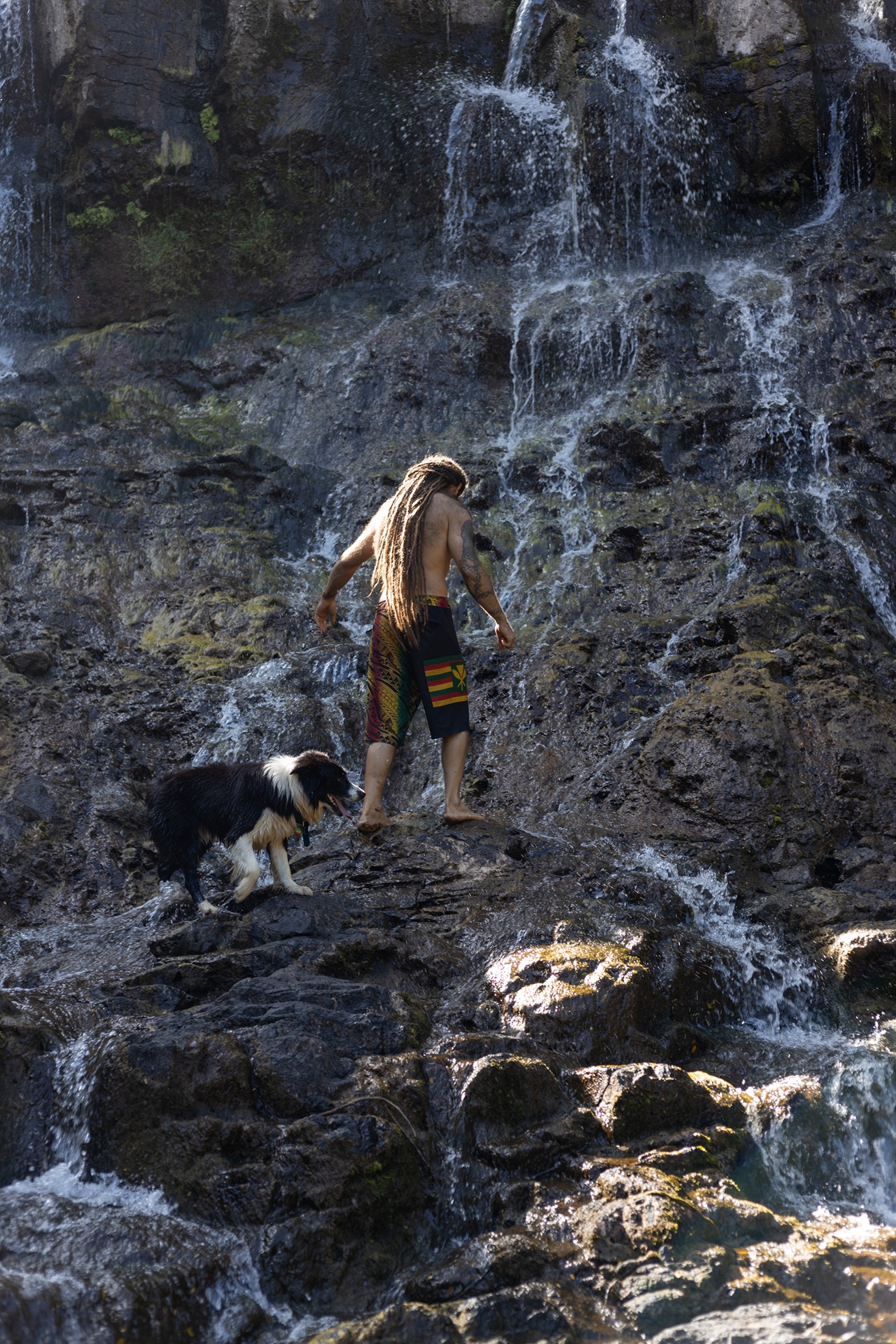 Adventure portrait in nature